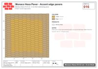 Interlock (Pasco) 27x12 cm · MHX-016 · Accent edge pavers