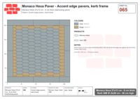 Interlock (Pasco) 27x12 cm · MHX-065 · Accent edge pavers, kerb frame
