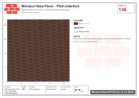 Interlock (Pasco) 27x12 cm · MHX-136 · Plain interlock