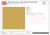Interlock (Pasco) 27x12 cm · MHX-143 · Plain interlock, turned 30 deg