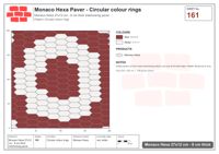 Interlock (Pasco) 27x12 cm · MHX-161 · Circular colour rings