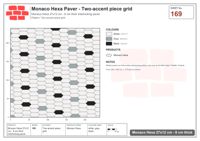 Interlock (Pasco) 27x12 cm · MHX-169 · Two-accent piece grid