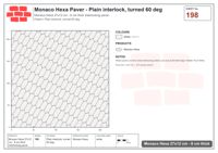 Interlock (Pasco) 27x12 cm · MHX-198 · Plain interlock, turned 60 deg