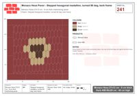 Interlock (Pasco) 27x12 cm · MHX-241 · Stepped hexagonal medallion, turned 90 deg, kerb frame