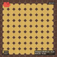 Interlock (Pasco) 20x20 cm · OCT-011 · Harvest Edge Ring with 8x8 inserts