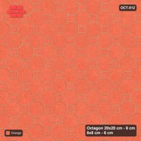 Interlock (Pasco) 20x20 cm · OCT-012 · Coral Solid Bond with 8x8 inserts