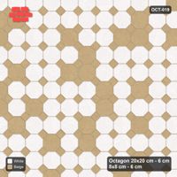 Interlock (Pasco) 20x20 cm · OCT-019 · Warm Sand Blend with 8x8 inserts