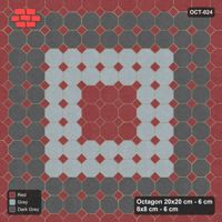 Interlock (Pasco) 20x20 cm · OCT-024 · Urban Brick Rings with 8x8 inserts