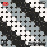 Interlock (Pasco) 20x20 cm · OCT-028 · Tuxedo Steps with 8x8 inserts