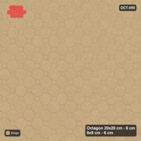 Interlock (Pasco) 20x20 cm · OCT-055 · Sand Solid Field on the Diagonal with 8x8 Inserts
