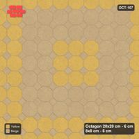 Interlock (Pasco) 20x20 cm · OCT-107 · Desert Sun Wide Square Rings with 8x8 Inserts