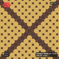 Interlock (Pasco) 20x20 cm · OCT-112 · Harvest Cross Feature on the Diagonal with 8x8 Inserts