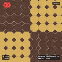 Interlock (Pasco) 20x20 cm · OCT-114 · Harvest Quartered Field with 8x8 Inserts, Kerb Frame