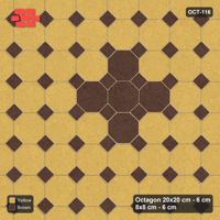 Interlock (Pasco) 20x20 cm · OCT-116 · Harvest Scattered Flower Clusters with 8x8 Inserts, Kerb Frame