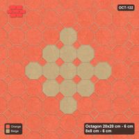 Interlock (Pasco) 20x20 cm · OCT-122 · Clay Court Grand Diamond Clusters with 8x8 Inserts
