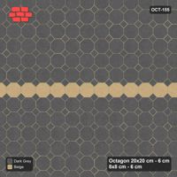 Interlock (Pasco) 20x20 cm · OCT-155 · Stone & Earth Central Feature Band with 8x8 Inserts