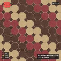 Interlock (Pasco) 20x20 cm · OCT-225 · Tuscany Three-Tone Steps with 8x8 Inserts, Kerb Frame