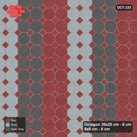 Interlock (Pasco) 20x20 cm · OCT-233 · Urban Brick Three-Tone Columns with 8x8 Inserts