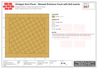 Interlock (Pasco) 20x20 cm · OCT8-007 · Skewed Entrance Court with 8x8 inserts