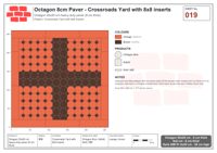 Interlock (Pasco) 20x20 cm · OCT8-019 · Crossroads Yard with 8x8 inserts