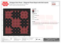 Interlock (Pasco) 20x20 cm · OCT8-028 · Diagonal Panel Depot with 8x8 inserts