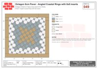 Interlock (Pasco) 20x20 cm · OCT8-049 · Angled Coastal Rings with 8x8 inserts
