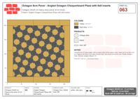 Interlock (Pasco) 20x20 cm · OCT8-063 · Angled Octagon Chequerboard Plaza with 8x8 inserts
