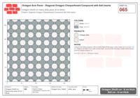Interlock (Pasco) 20x20 cm · OCT8-065 · Diagonal Octagon Chequerboard Compound with 8x8 inserts