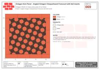 Interlock (Pasco) 20x20 cm · OCT8-069 · Angled Octagon Chequerboard Forecourt with 8x8 inserts
