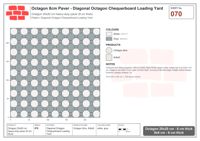 Interlock (Pasco) 20x20 cm · OCT8-070 · Diagonal Octagon Chequerboard Loading Yard