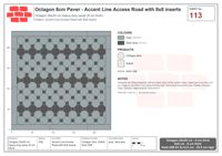 Interlock (Pasco) 20x20 cm · OCT8-113 · Accent Line Access Road with 8x8 inserts