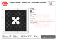 Interlock (Pasco) 20x20 cm · OCT8-152 · Bordered Field Courtyard with 8x8 inserts