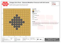 Interlock (Pasco) 20x20 cm · OCT8-174 · Diamond Medallion Forecourt with 8x8 inserts