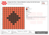 Interlock (Pasco) 20x20 cm · OCT8-175 · Diamond Medallion Loading Yard with 8x8 inserts