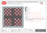 Interlock (Pasco) 20x20 cm · OCT8-188 · Chequered Crossroads Access Road with 8x8 inserts