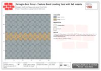 Interlock (Pasco) 20x20 cm · OCT8-190 · Feature Band Loading Yard with 8x8 inserts