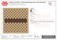 Interlock (Pasco) 20x20 cm · OCT8-191 · Feature Band Depot Apron with 8x8 inserts