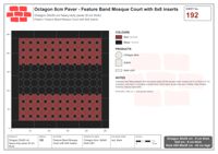 Interlock (Pasco) 20x20 cm · OCT8-192 · Feature Band Mosque Court with 8x8 inserts