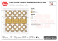 Interlock (Pasco) 20x20 cm · OCT8-196 · Chequered Feature Band Gateway with 8x8 inserts