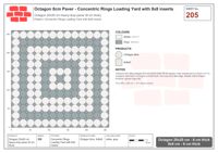 Interlock (Pasco) 20x20 cm · OCT8-205 · Concentric Rings Loading Yard with 8x8 inserts