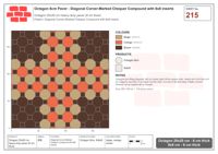 Interlock (Pasco) 20x20 cm · OCT8-215 · Diagonal Corner-Marked Chequer Compound with 8x8 inserts