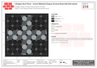 Interlock (Pasco) 20x20 cm · OCT8-218 · Corner-Marked Chequer Access Road with 8x8 inserts