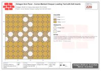 Interlock (Pasco) 20x20 cm · OCT8-220 · Corner-Marked Chequer Loading Yard with 8x8 inserts