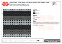 Interlock (Pasco) 20x20 cm · OCT8-235 · Three-Tone Rows Loading Yard with 8x8 inserts