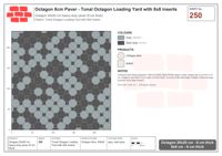 Interlock (Pasco) 20x20 cm · OCT8-250 · Tonal Octagon Loading Yard with 8x8 inserts