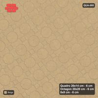 Interlock (Pasco) 20x14 cm · QUA-005 · Quadro-Octagon-8x8 grid, uniform roles, 35 deg (Sand), Kerb 25B kerb