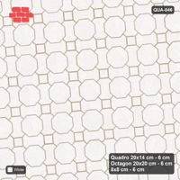 Interlock (Pasco) 20x14 cm · QUA-046 · Quadro-Octagon-8x8 grid, uniform roles, 5 deg (Pure White), no kerb