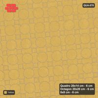 Interlock (Pasco) 20x14 cm · QUA-070 · Quadro-Octagon-8x8 grid, uniform roles, 5 deg (Ochre), no kerb