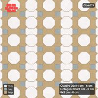Interlock (Pasco) 20x14 cm · QUA-079 · Quadro-Octagon-8x8 grid, alternating Quadro files (Coastal), Kerb 54H kerb