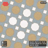 Interlock (Pasco) 20x14 cm · QUA-089 · Quadro-Octagon-8x8 grid, diamond octagon feature, 75 deg (Coastal), Kerb 38H kerb